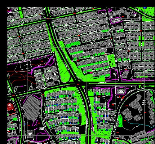 کاملترین نقشه اتوکدی کل تهران کافه فایل