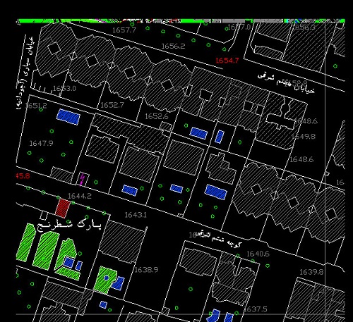 کاملترین نقشه اتوکدی کل تهران کافه فایل